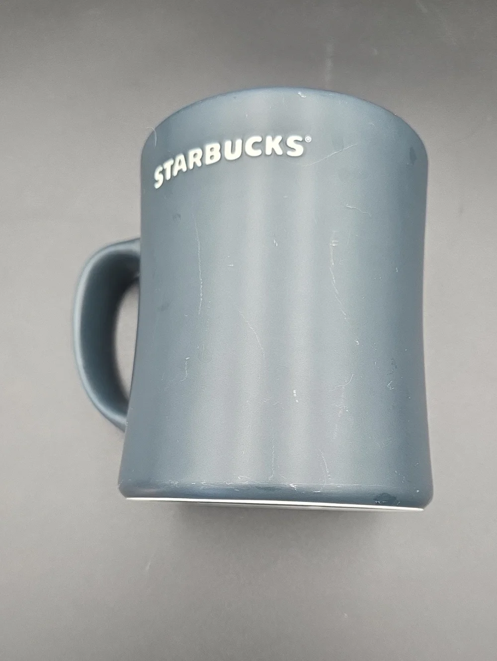 Starbucks 2012 Black Tiger Mug 16 oz Bone China Dark Red Interior Collectible Co